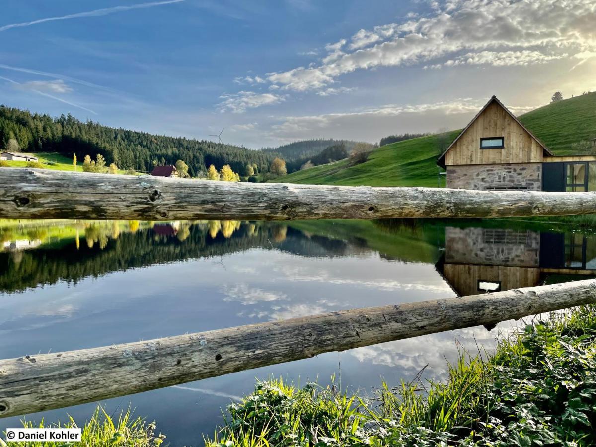 Ferienhaus Im Schwarzwald Am See "Backhaeusle" Villa ฮอร์นแบร์ก ภายนอก รูปภาพ