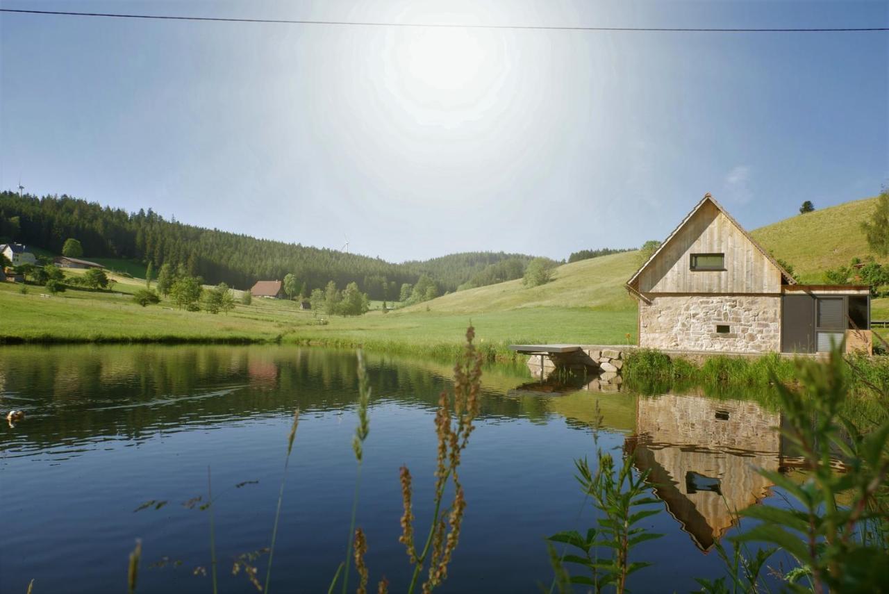 Ferienhaus Im Schwarzwald Am See "Backhaeusle" Villa ฮอร์นแบร์ก ภายนอก รูปภาพ
