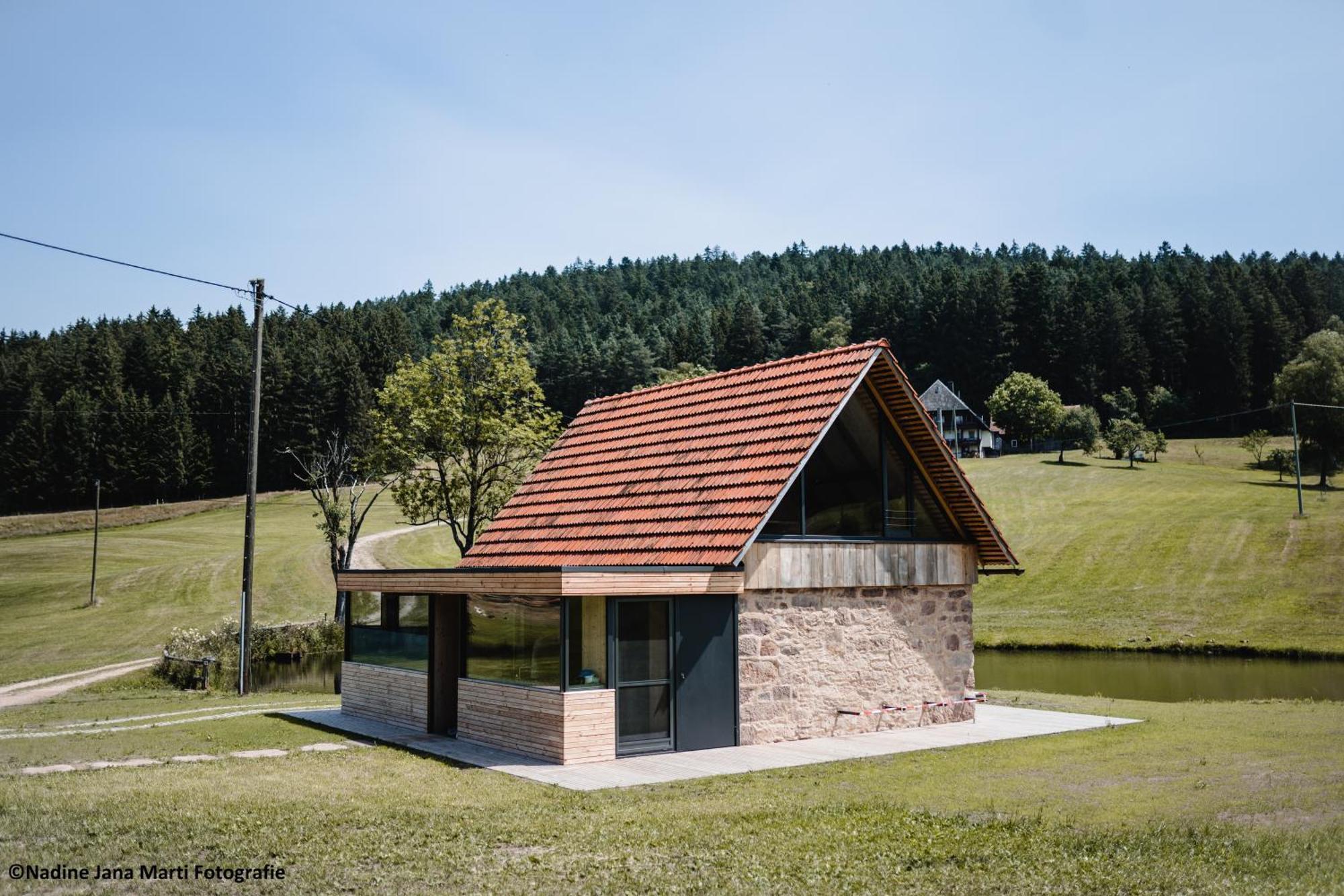 Ferienhaus Im Schwarzwald Am See "Backhaeusle" Villa ฮอร์นแบร์ก ภายนอก รูปภาพ