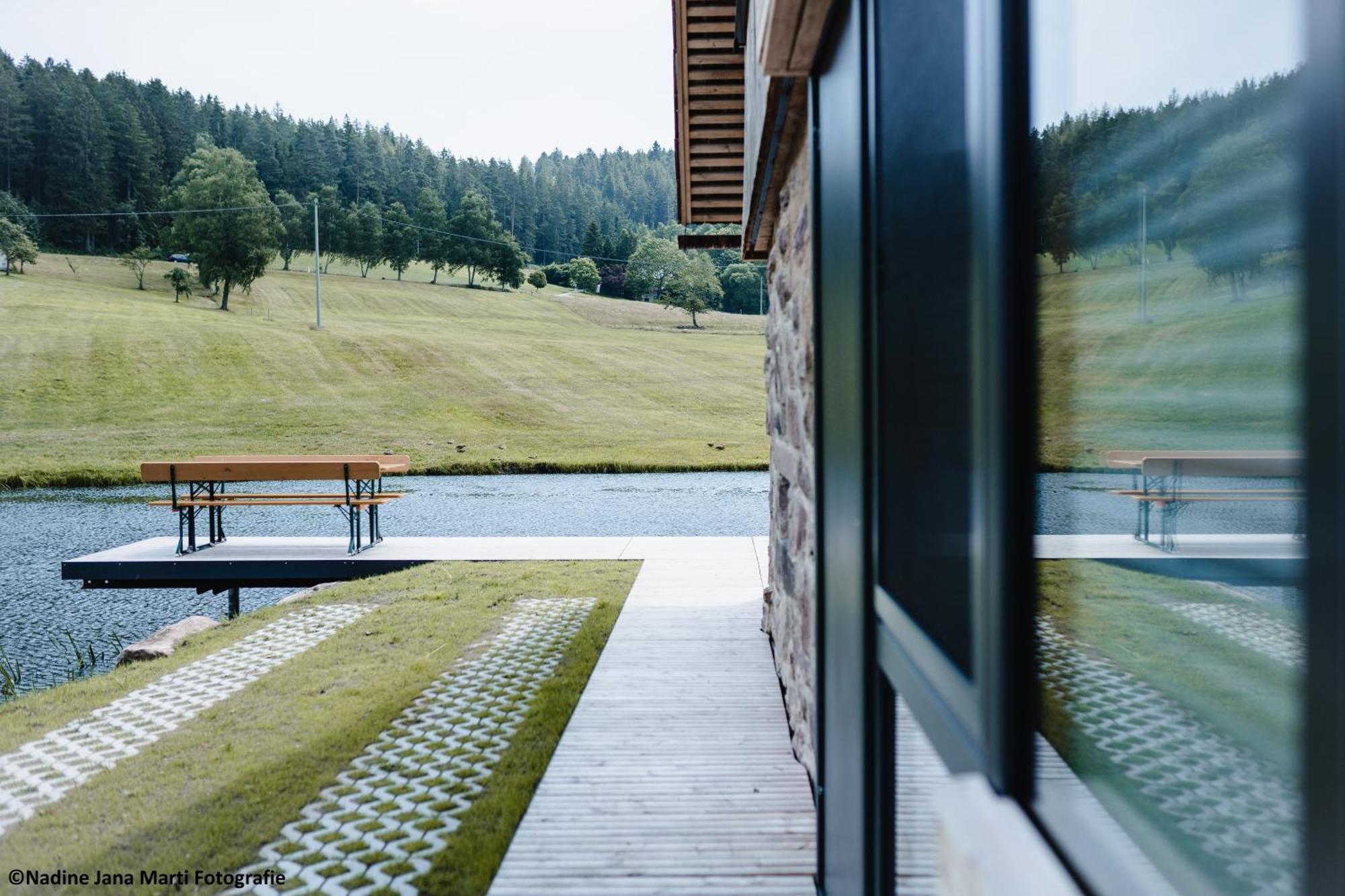 Ferienhaus Im Schwarzwald Am See "Backhaeusle" Villa ฮอร์นแบร์ก ภายนอก รูปภาพ